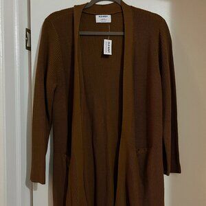 Old Navy Women's Long Cardigan, Brown/Rust, Medium Petite (New With Tags**)
